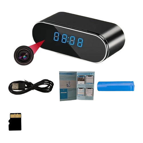 Mini Clock WiFi Camera with Night Vision